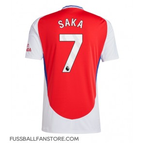 Arsenal Bukayo Saka #7 Replik Heimtrikot 2024-25 Kurzarm